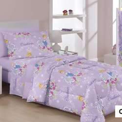 Jogo de Cama Infantil Santista Light Cinderela Scenic Solteiro
