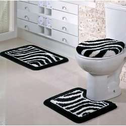 Jogo de Banheiro 3p� Jolitex Vision Zebra