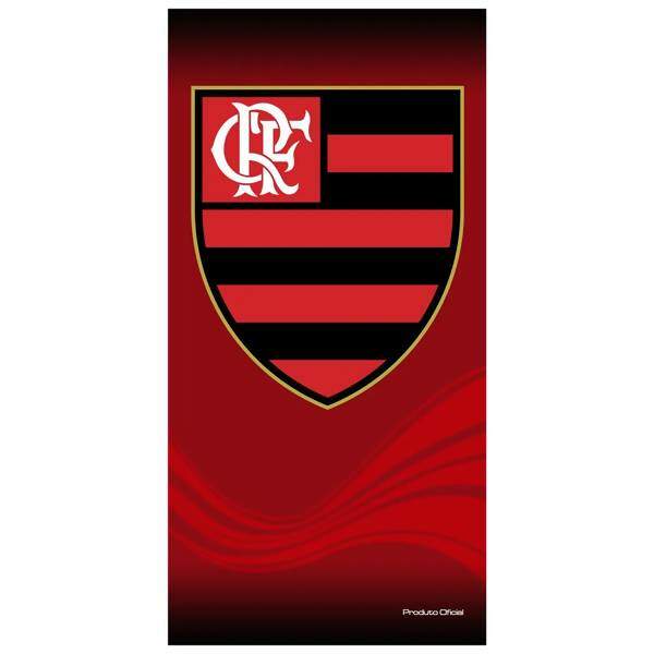 Toalha de Banho Time de Futebol Aveludada Flamengo 7557 - Buettner