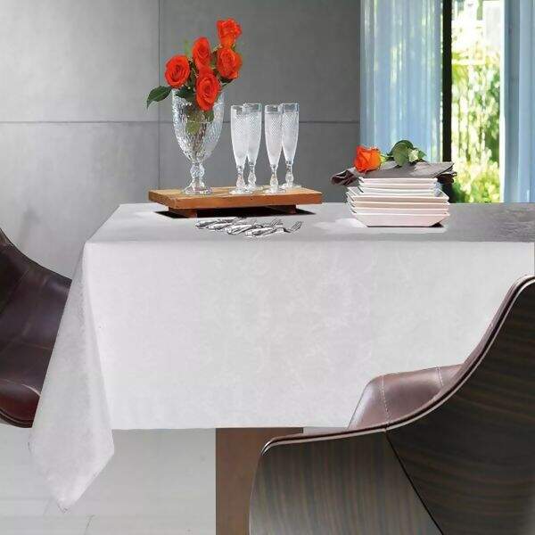 Toalha de Mesa Sienna 160 x 270 cms Branca - Karsten