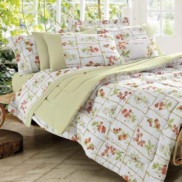Jogo de Cama 4pç em Malha Stampa Botanic18 King - Lynel