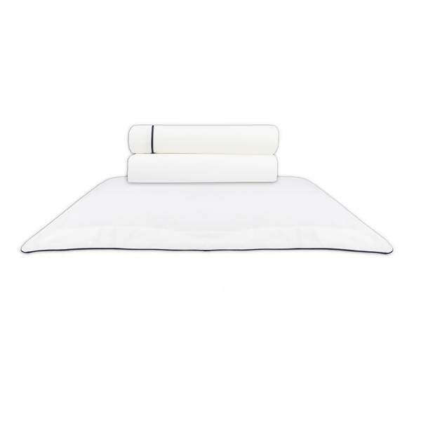 Jogo de Cama 200 Fios Basic Off White Casal - Naturalle Fashion