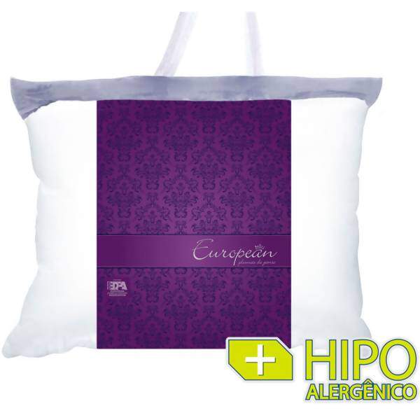 Travesseiro European 100% Plumas de Ganso Premium 50 x 70 cms - Plooma