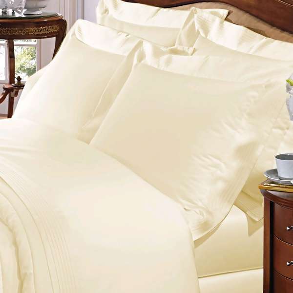 Jogo de Cama 600 Fios Soffice Marfim 4pç King - Andreza