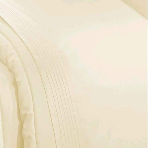 Jogo de Cama 600 Fios Soffice Marfim 4pç King - Andreza