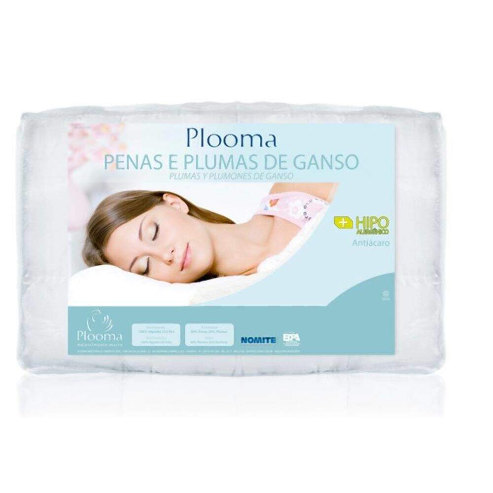 Pillow Top 80% Pena 20% Pluma de Ganso Queen - Plooma