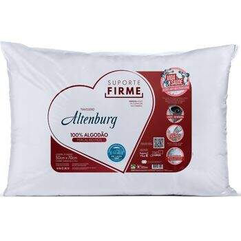 Travesseiro Suporte Firme 180 fios Branco 50 x 70 cm - Altenburg