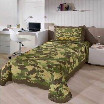 Colcha Paul Frank Military Solteiro 2pç - Buettner