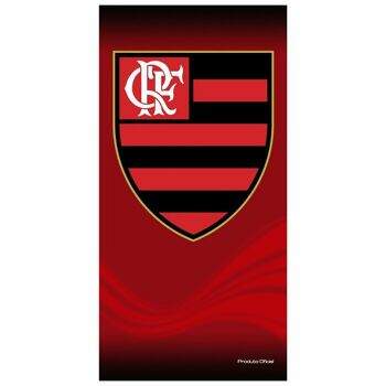 Toalha de Banho Time de Futebol Aveludada Flamengo 7557 - Buettner