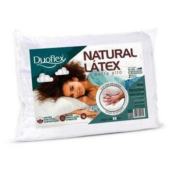 Travesseiro Natural Látex Extra Alto 18 cms LN1101 50 x 70 - Duoflex