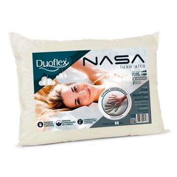 Travesseiro Viscoelástico NASA Alto Luxo NN1116 50 x 70 - Duoflex