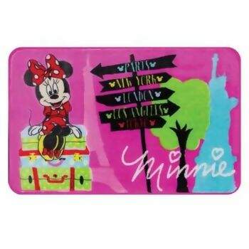 Tapete Infantil Minnie Viagens 70 x 110 - Jolitex