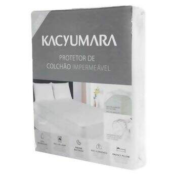 Protetor de Colchão de Berço Suave Malha Algodão Impermeável 70 x 130 cms - Kacyumara
