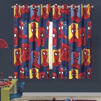 Cortina Spiderman Infantil com Ilhós 150 x 180 cms ( 502660 ) - Lepper