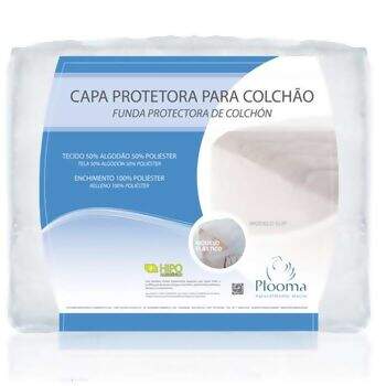 Protetor de Colchão Silver Impermeável com Slip Solteiro - Plooma