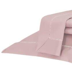 Jogo de Cama Premium 400 Fios Ajour Rosê S. Solteiro - Artelassê