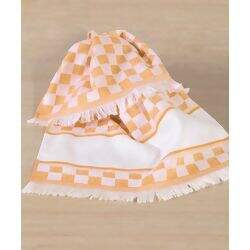 Pano de Copa Felpudo Xadrez para bordar Verona 41 x 60 cms - Dohler