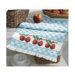 Pano de Copa Felpudo Xadrez para bordar Verona 41 x 60 cms - Dohler