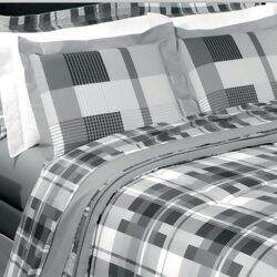 Cobre Leito / Colcha 300 Fios Satinée Iron King 3pç  - Kacyumara