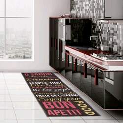 Tapete para Cozinha Cotton Food 50 x 80 cm - Kapazi