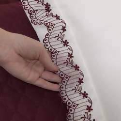 Kit Coordenado Aurora Dupla Face Cabernet 3 Peças Solteiro - Lavive