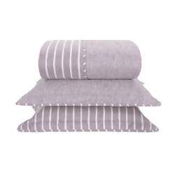 Cobre Leito / Colcha Chambrê Roxe Queen 3pç - Lavive