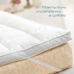 Pillow Top Fibra Especial em FiberBall Solteiro - Plooma