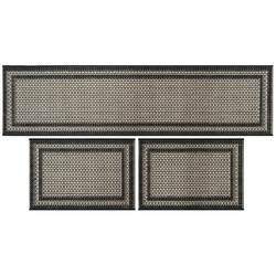 Jogo de Cozinha Sisal Look Moldura 3 Peças - Rayza Tapetes