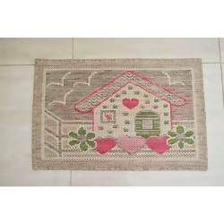 Jogo de Cozinha Sisal Look Village 3 Peças - Rayza Tapetes