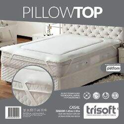 Pillow Top Fibra Siliconizada King - Trisoft